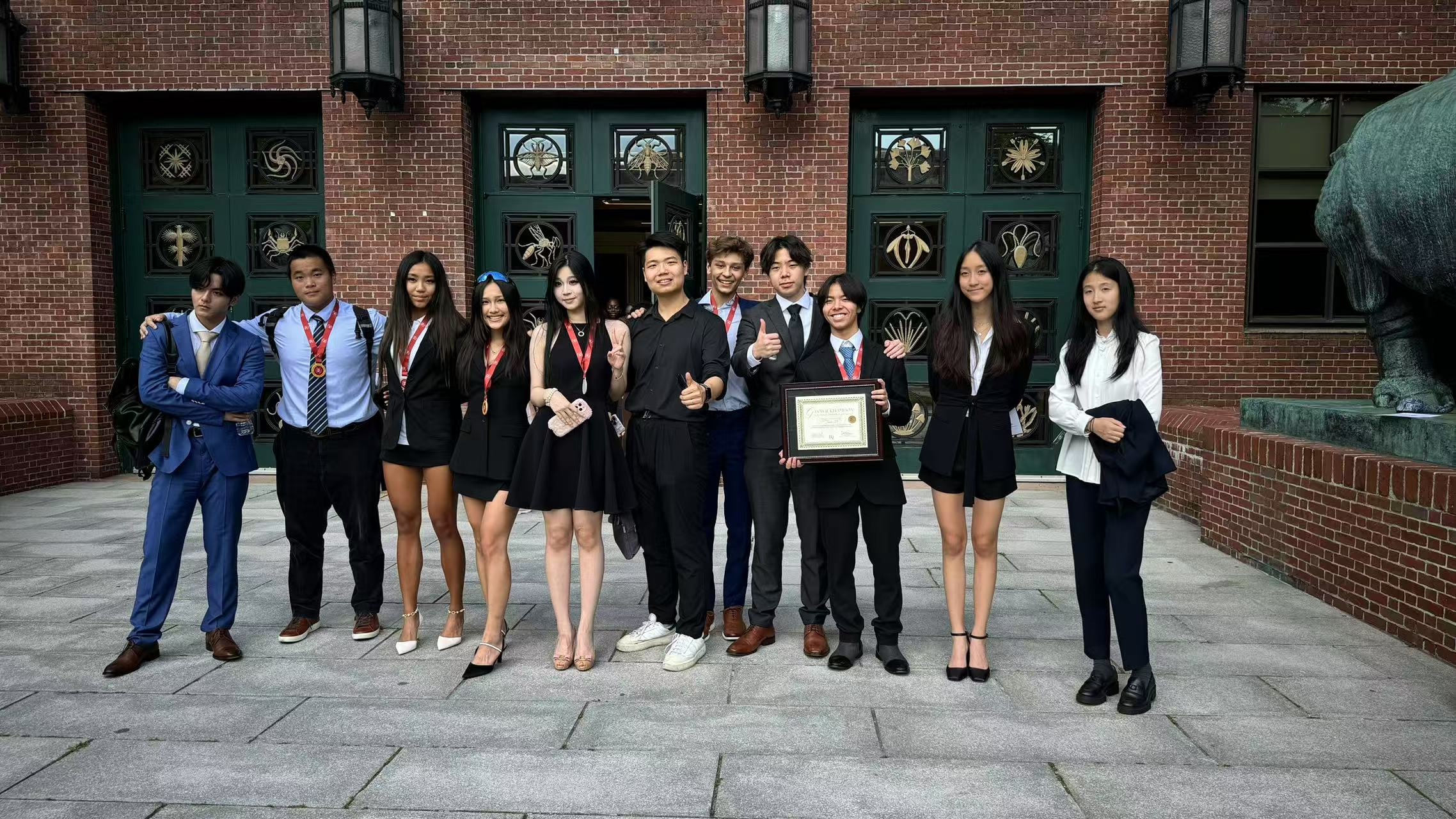 Team Commemoration at Harvard Yard